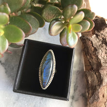 Sterling Silver Labradorite Ring SKU 14718