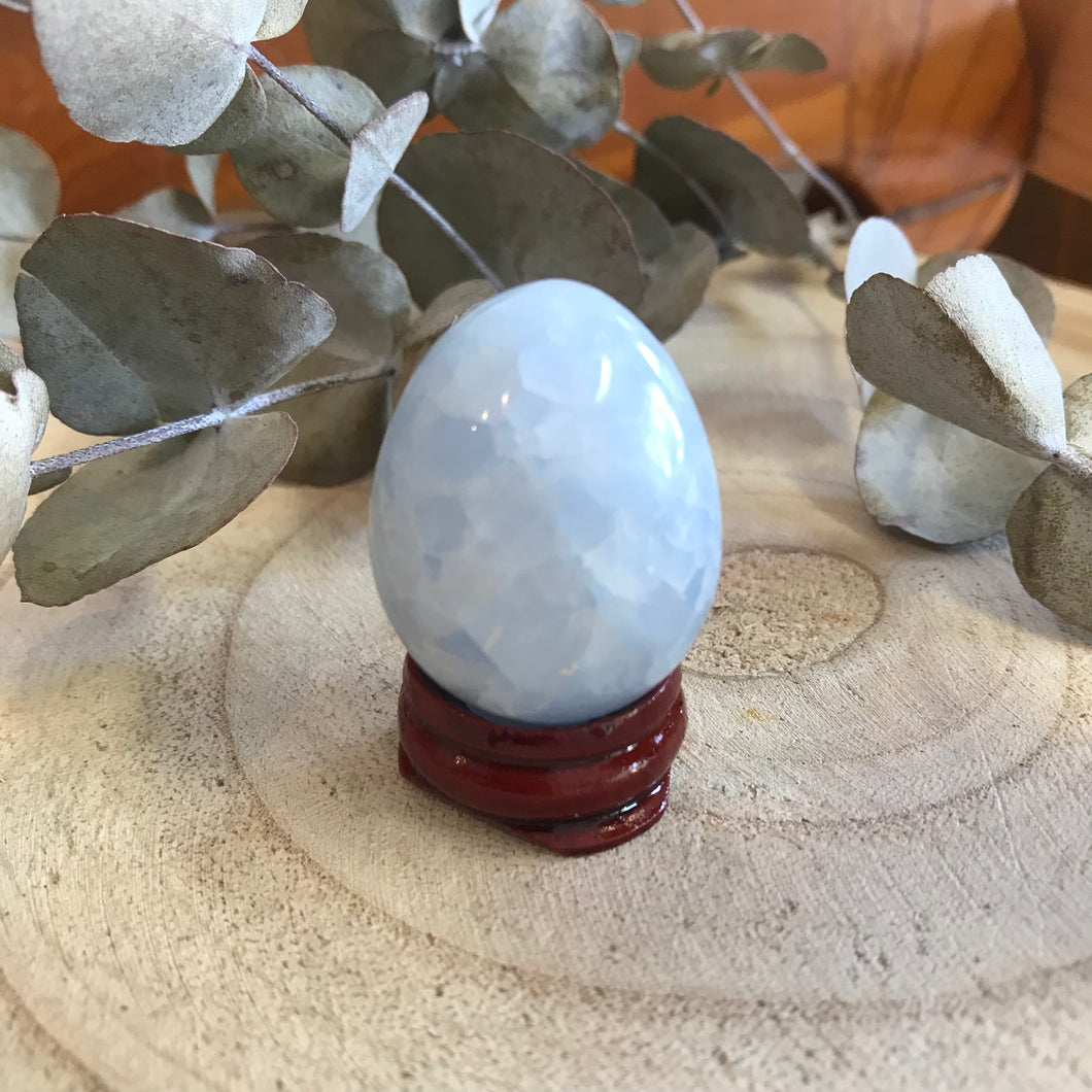 Blue Calcite Egg SKU 21706
