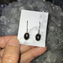 Sterling Silver Black Diopside Earrings SKU 21451
