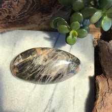 Black Moonstone Palm Stone SKU 19840