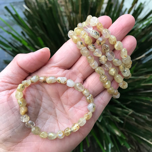 Gold Rutilated Quartz Bracelets SKU 18837