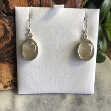 Sterling Silver Smoky Rutilated Quartz Drop Earrings SKU 14769