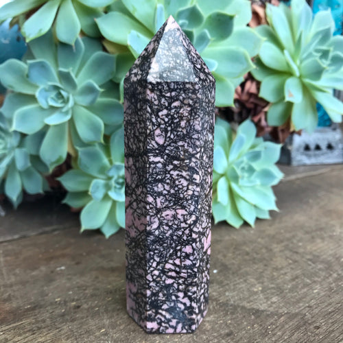 Rhodonite Point SKU 17739