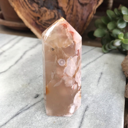 Flower Agate Point SKU 19219