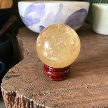 Golden Calcite Sphere SKU 21175