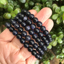 Blue Goldstone Bead Bracelets SKU 21099