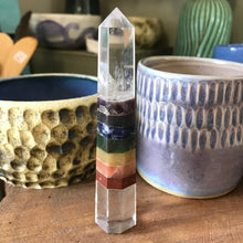 Clear Quartz Chakra Bonded Point SKU 20955