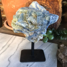 Blue Kyanite and Mica on Stand SKU 21015
