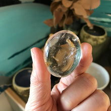 Clear Quartz Palm Stone SKU 21273