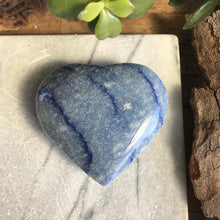 Blue Quartz Heart SKU 20484