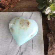 Blue Opal Heart SKU 19029
