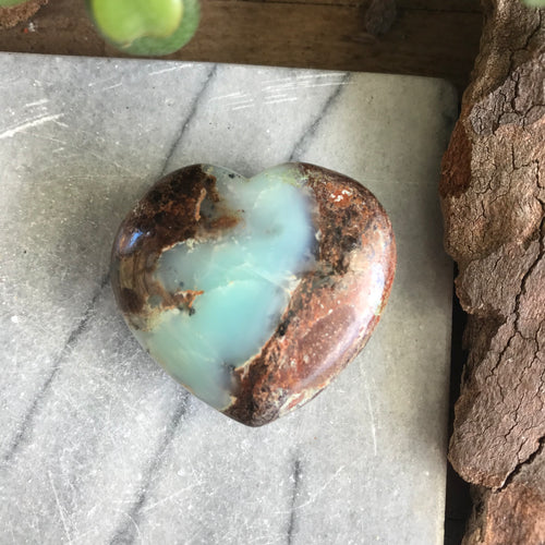 Chrysophase Heart SKU 20209