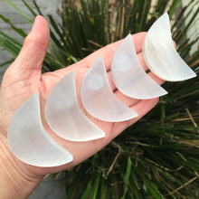 Selenite Crescent Moons