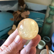 Golden Calcite Sphere SKU 21175