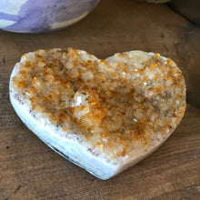 Citrine Cluster Heart SKU 21353