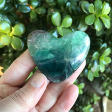 Rainbow Fluorite Heart SKU 20976