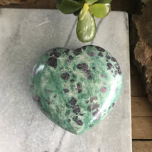 Ruby Fuchsite Heart SKU 20779
