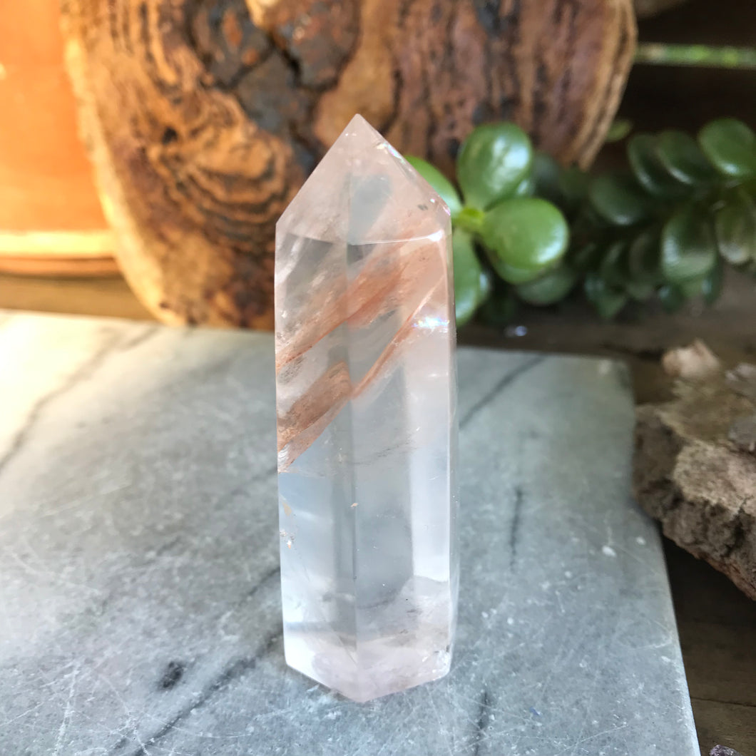 Hematoid Quartz Point SKU 20987