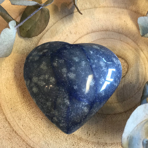 Blue Quartz Heart SKU 20084