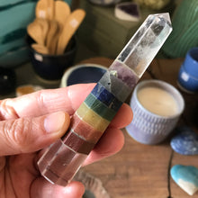 Clear Quartz Chakra Bonded Point SKU 20953