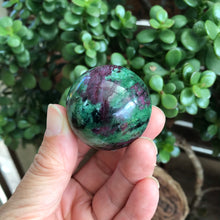 Ruby Zoisite Sphere SKU 19461