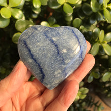 Blue Quartz Heart SKU 20484