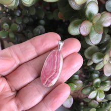 Sterling Silver Rhodochrosite Pendant SKU 21421