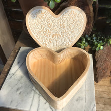 Wooden Heart Trinket Box