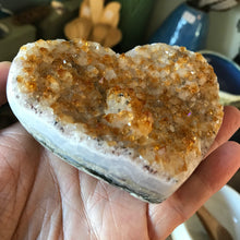 Citrine Cluster Heart SKU 21353