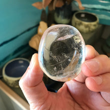 Clear Quartz Palm Stone SKU 21268