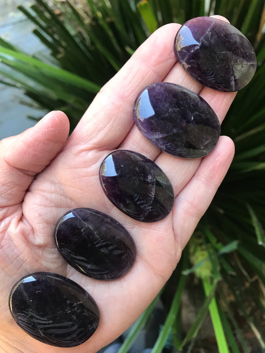 Amethyst Oval Smooth Stones