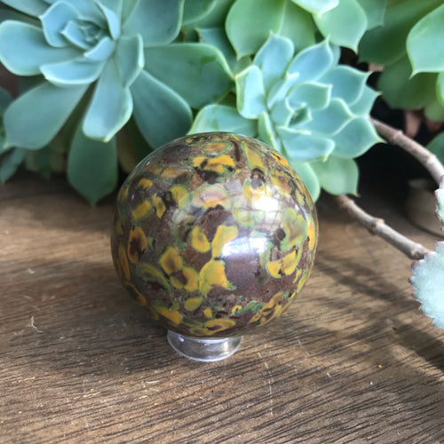 Fruit Jasper Sphere SKU 14057