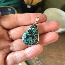 Entia Sterling Silver Tibetan Turquoise Pendant SKU 20892