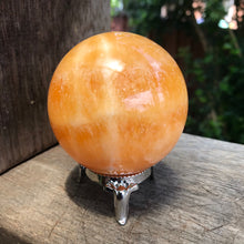 Orange Calcite Sphere SKU 17692