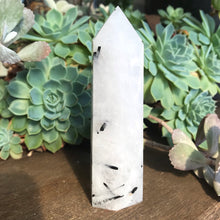Tourmalinated Quartz Point SKU 15819