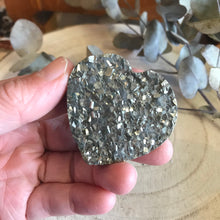 Pyrite Double Sided Cluster Heart SKU 21787