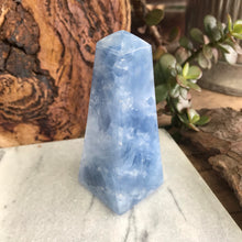 Blue Calcite Obelisk SKU 19017