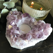 Amethyst Cluster Candleholder SKU 21350C