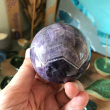 Chevron Amethyst Sphere SKU 21465