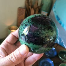 Ruby Zoisite Sphere SKU 21496