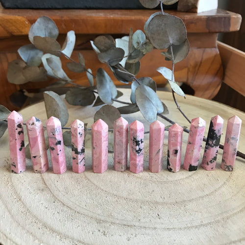 Rhodonite Mini Points SKU 21754