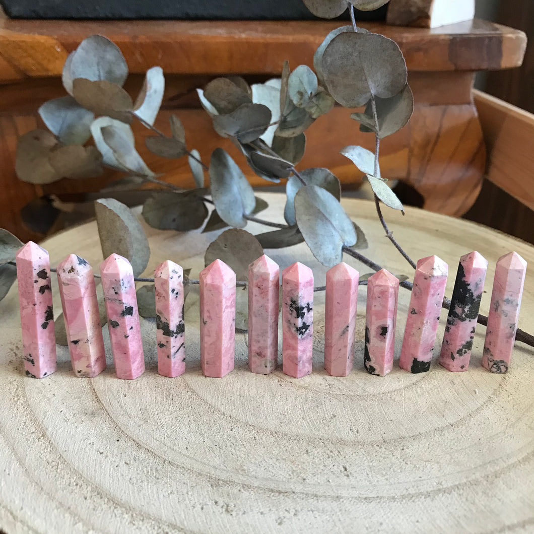 Rhodonite Mini Points SKU 21754