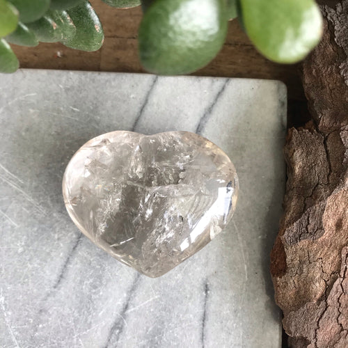 Smoky Quartz Heart SKU 20077