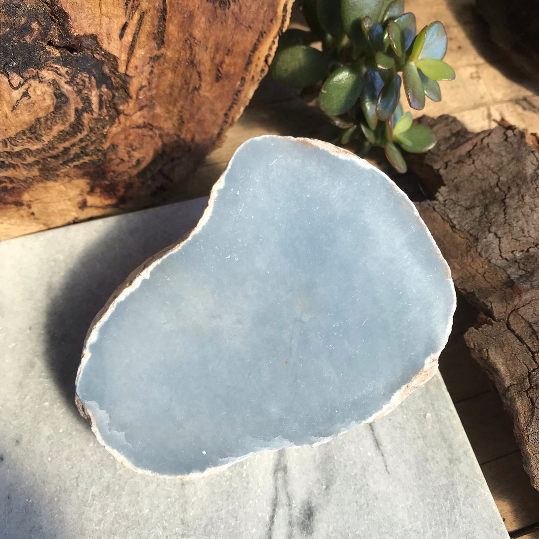 Angelite Part Polished Piece SKU 19113