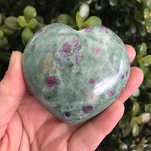 Ruby Fuchsite Heart SKU 20779