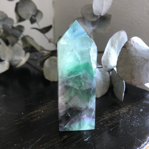 Rainbow Fluorite Obelisk SKU 21577A