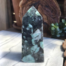 Emerald in Matrix Obelisk SKU 20021