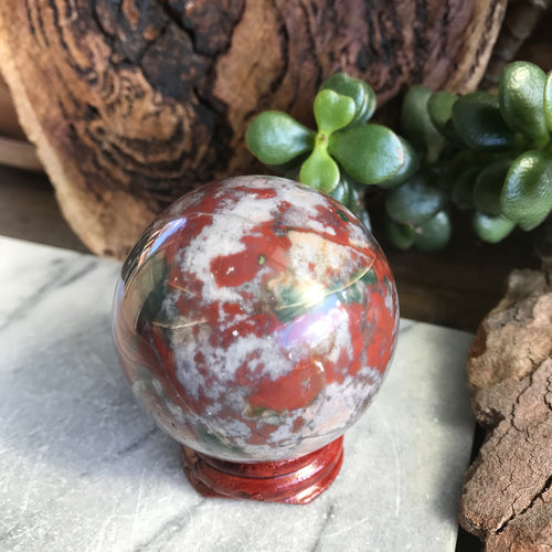 Bloodstone Sphere SKU 20213