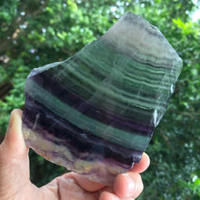 Rainbow Fluorite Slab and Stand SKU 17864