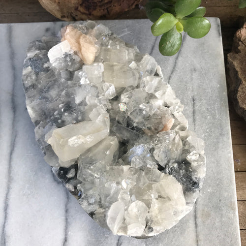 Apophyllite and Stilbite Cluster SKU 20966